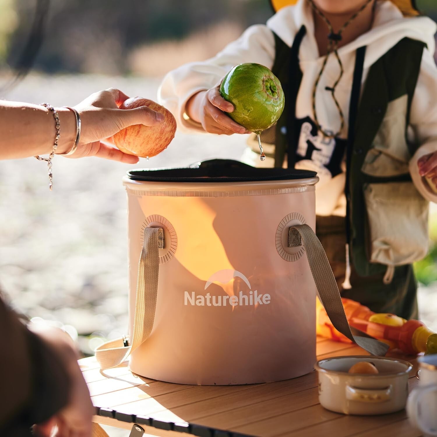 Naturehike 20L Multipurpose Collapsible Bucket, Folding Bucket Wash Basin