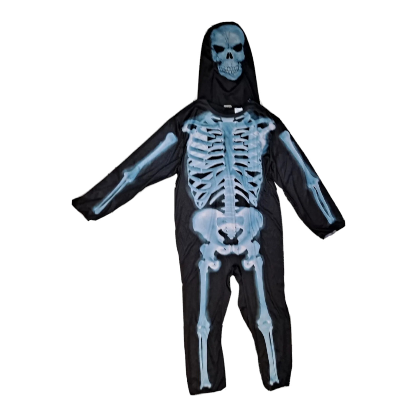 X-Ray Skeleton Costume Jumpsuit Bones Child's One Size Fits Most Science