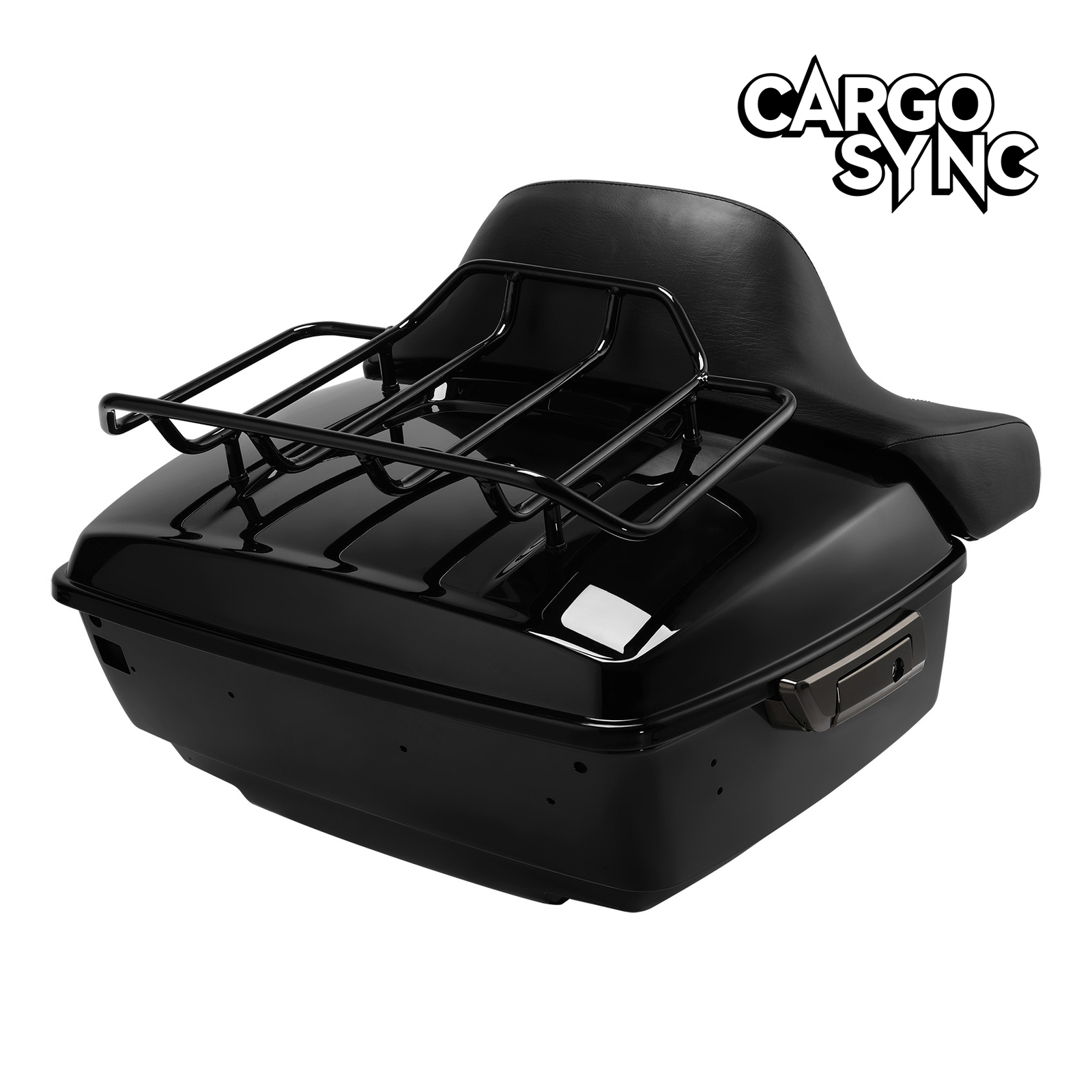 King Tour Pack Backrest Luggage Rack Top Rack Set Fit For Harley Touring '14-25