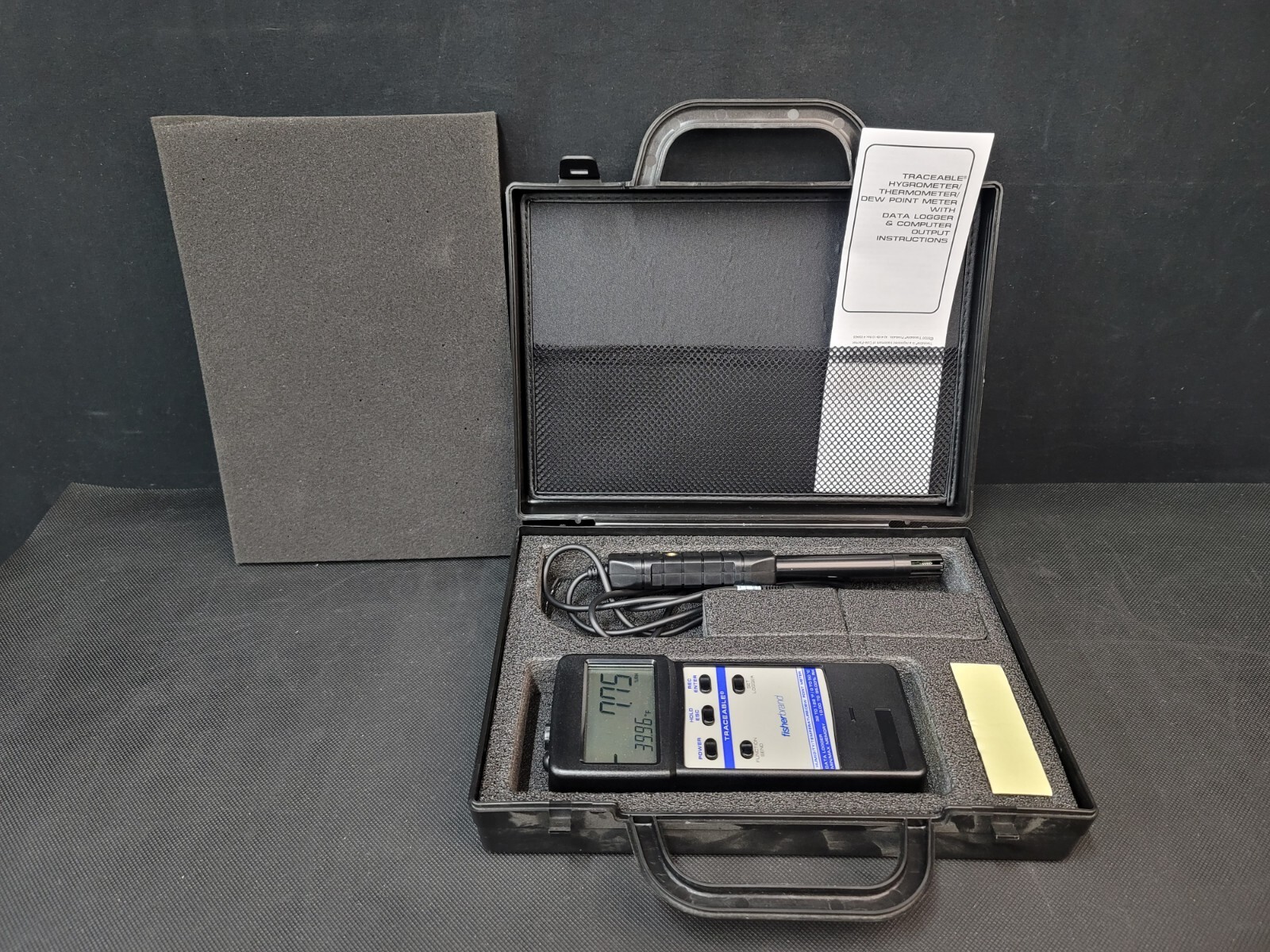 Fisherbrand Traceable Digital Hygrometer Thermometer Dewpoint