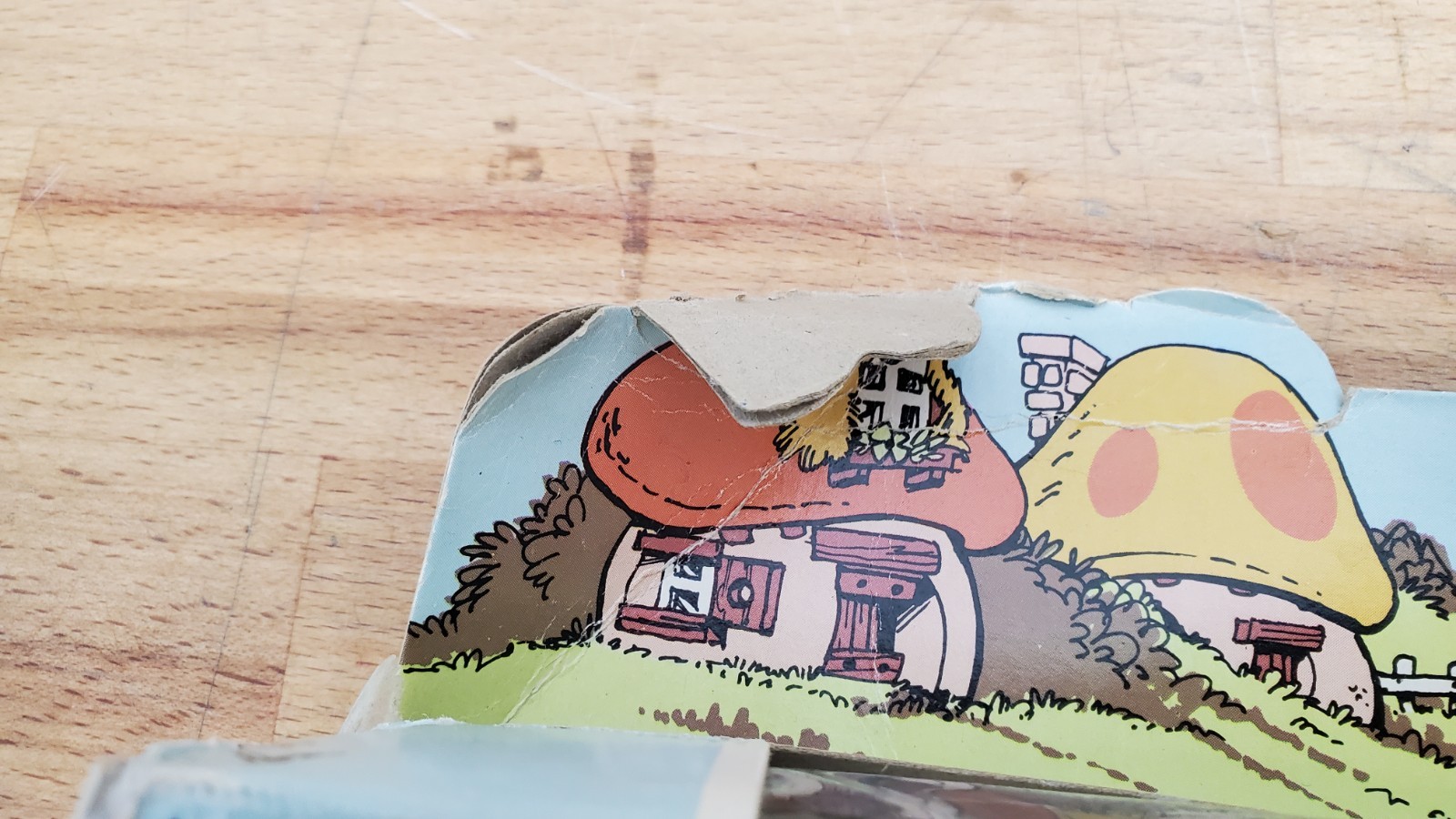 Vintage 80s Galoob Smurf Wind-Up Walking Toy Set 1982 * READ*