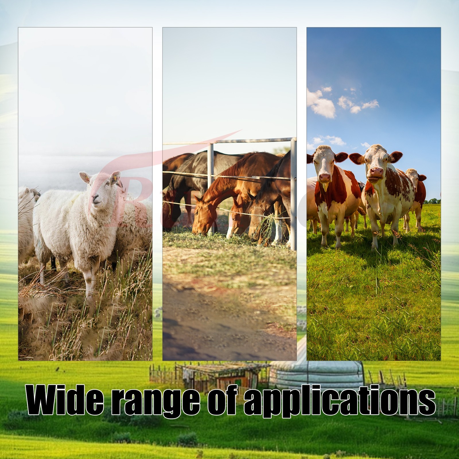 5-Pack Large Hanging Hay Feeder Bags – Heavy-Duty Oxford Fabric, 19.7"x17.7"x6"