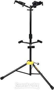 Hercules Stands GS432B PLUS Tri Guitar Stand with Auto Grip System and Foldable
