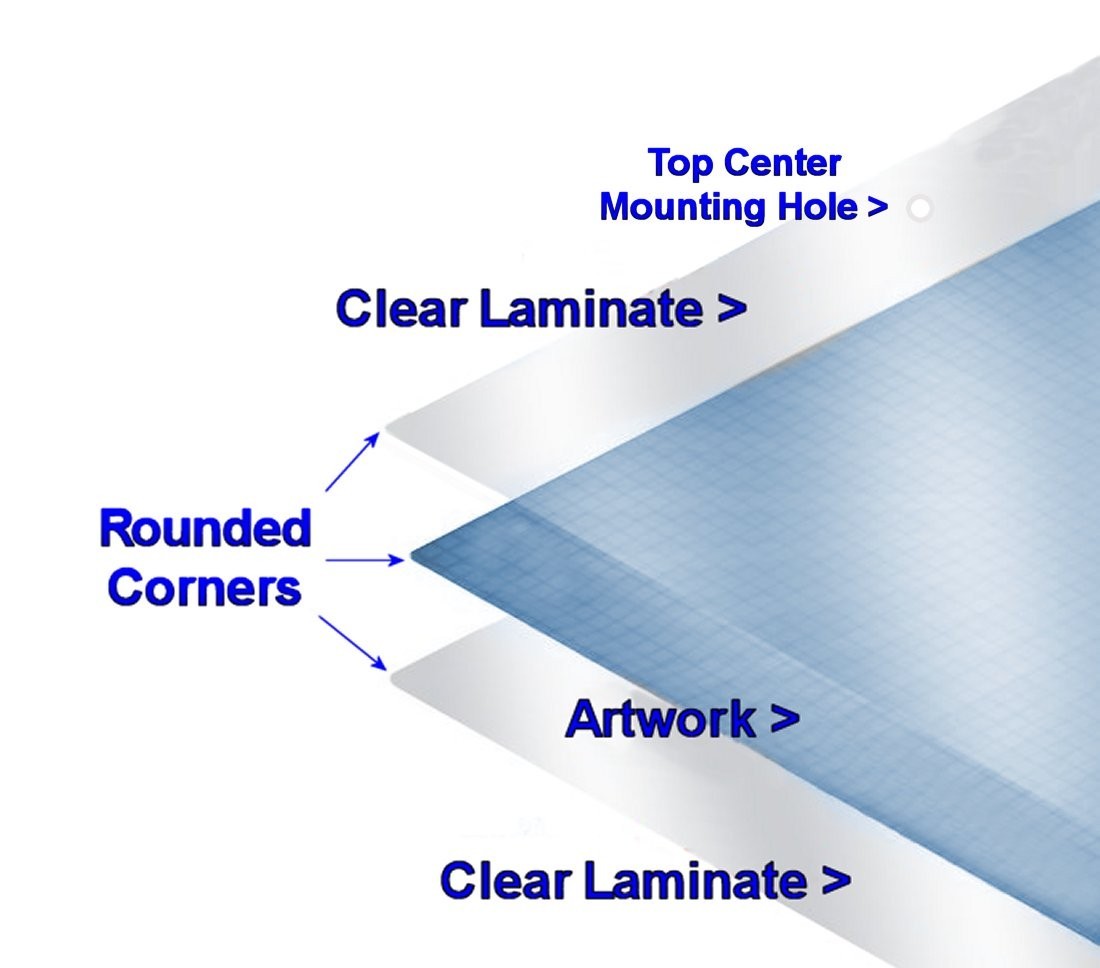 Warning Trespassers Will Be Prostituted 11.5" x 9" Premium Laminated Sign