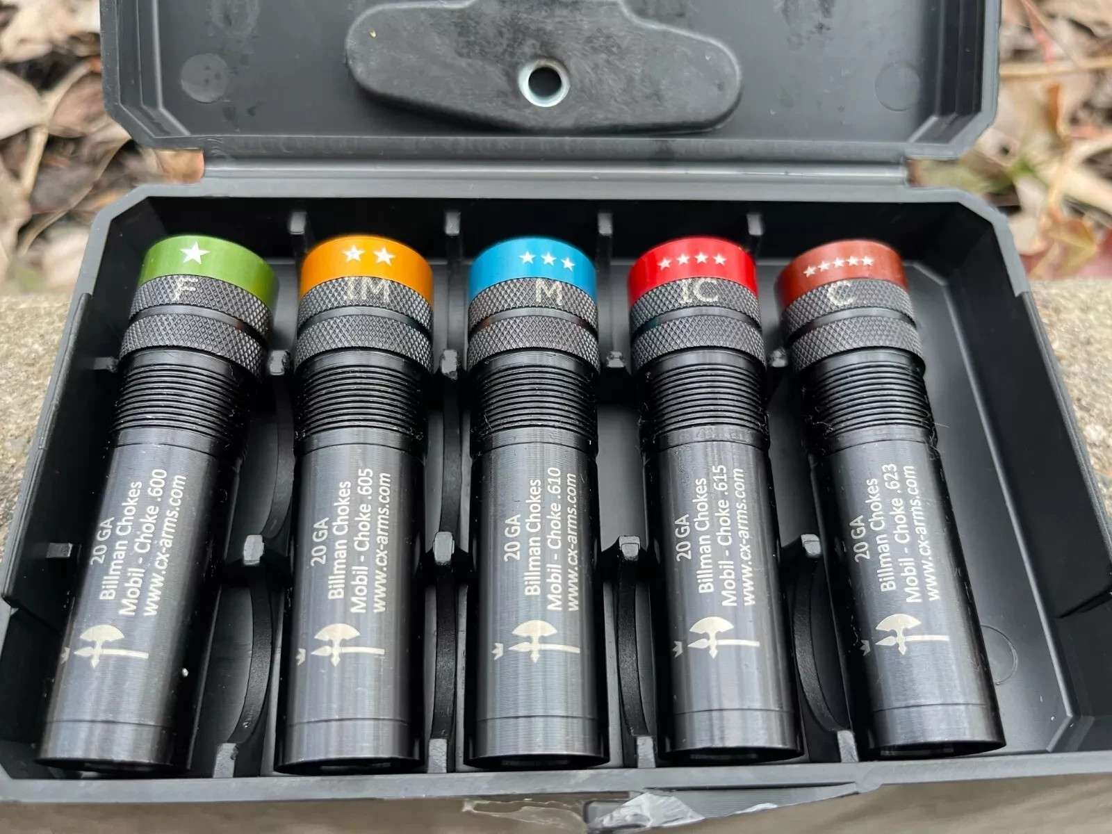 20 Ga MOBIL choke extended none ported black choke 5-set Billman™