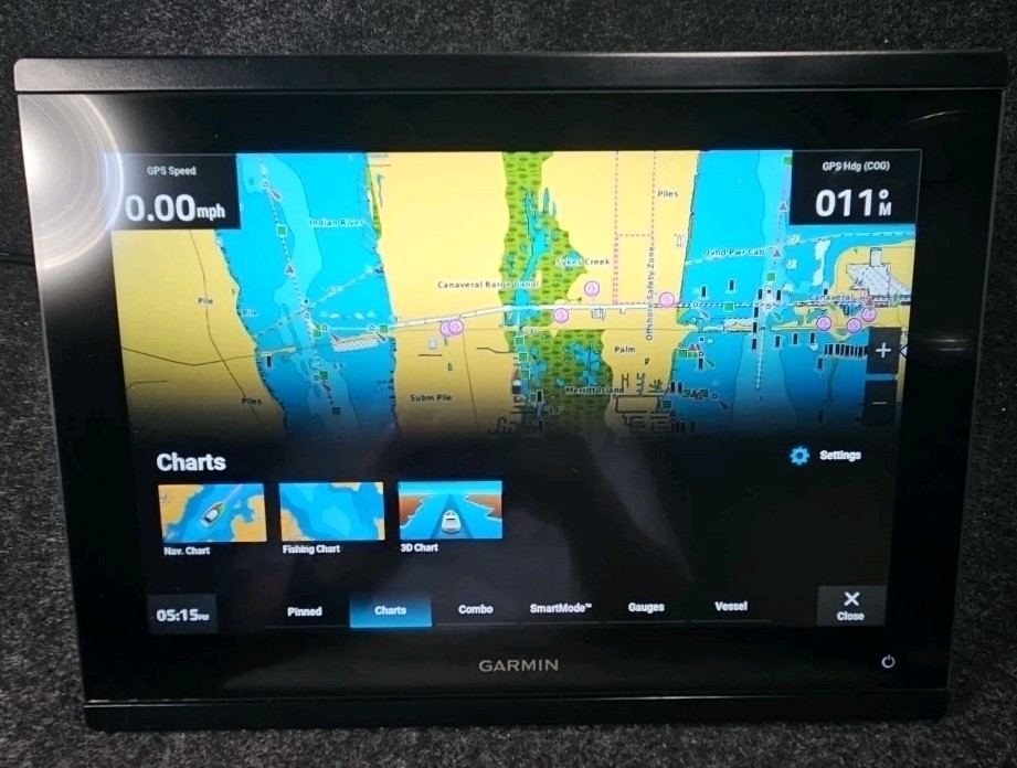 Garmin GPSMAP 1243xsv Combo GPS/Fishfinder + SideVu/ClearVü/CHIRP ✅ New Open Box