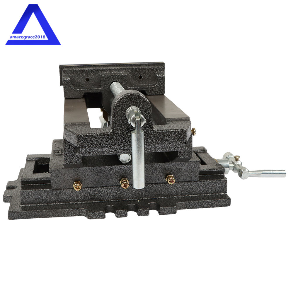 6" Cross Drill Press Vise Slide Metal Milling 2 Way Machine X-Y Clamp Heavy Duty