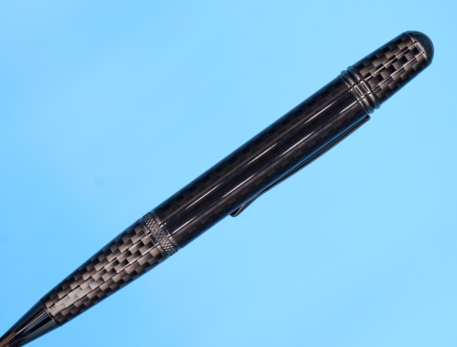 Carbon Fiber Sierra Nomad Ballpoint Pen – Handmade Twist Design – Speed Inspired