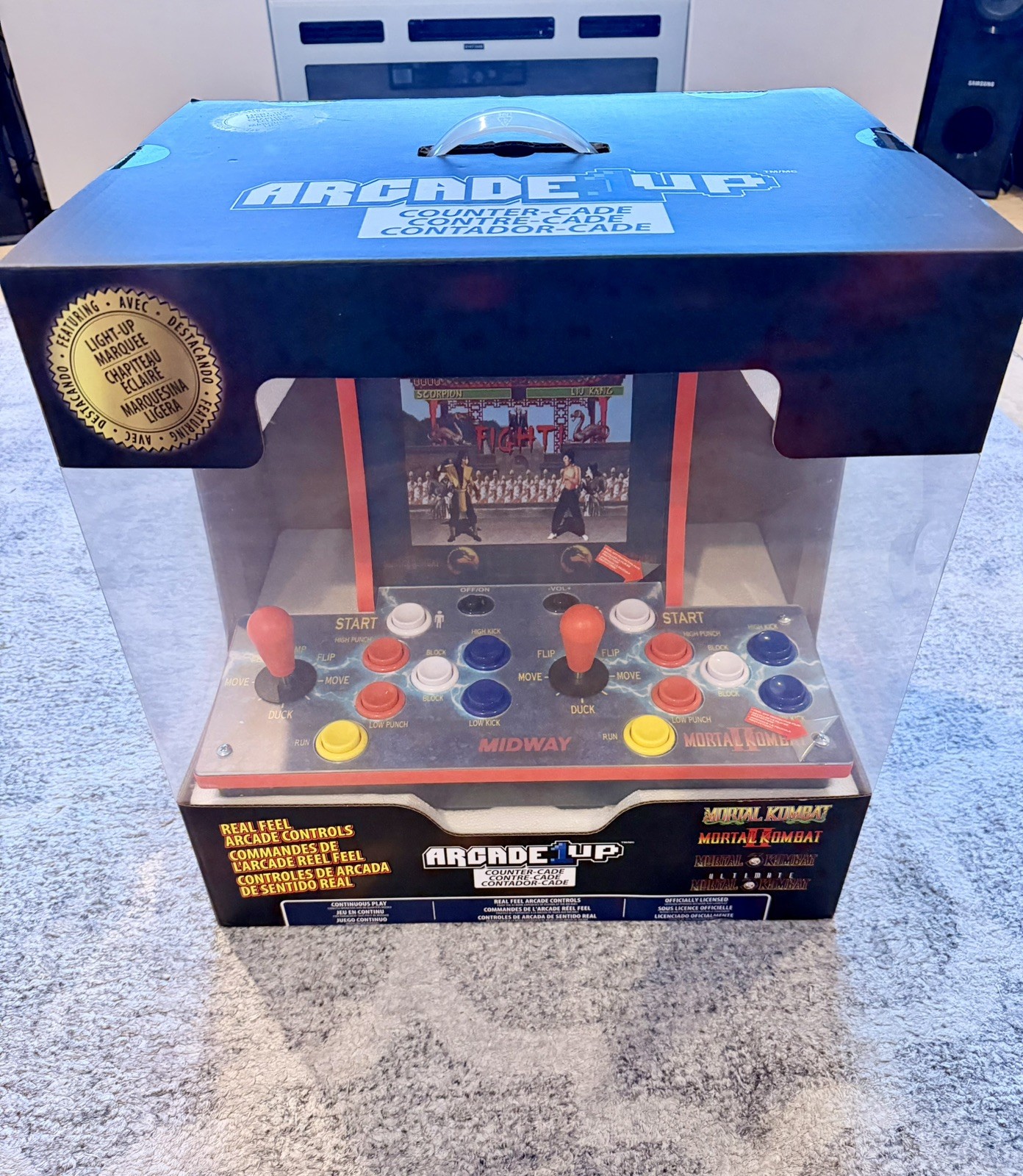 ARCADE 1UP MORTAL KOMBAT II COUNTERCADE 4-IN-1 2-PLAYER BRAND NEW NEVER OPENED