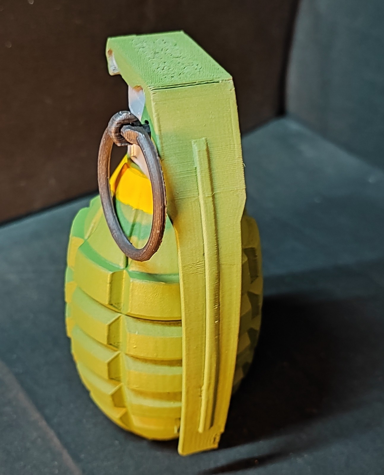 Inert WWII MK2 Pineapple Grenade Replica 1:1 Prop Training cosplay