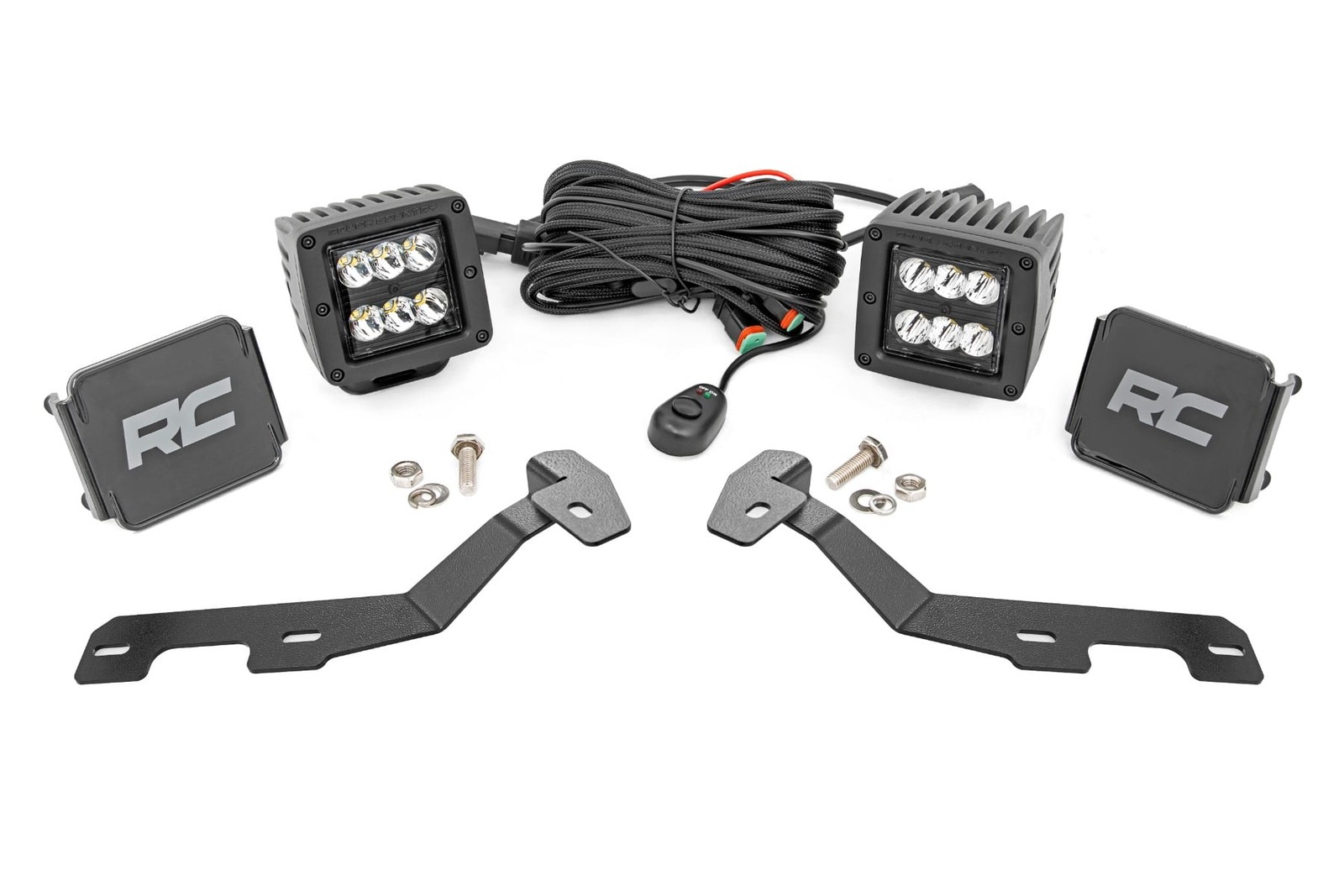 Rough Country LED Ditch Light Kit for 2019-2026 Ram 1500 | Spot - 82290