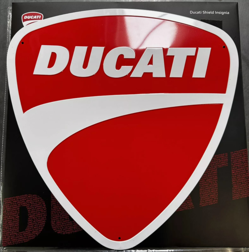NEW OEM Ducati Shield Metal insignia 987709331