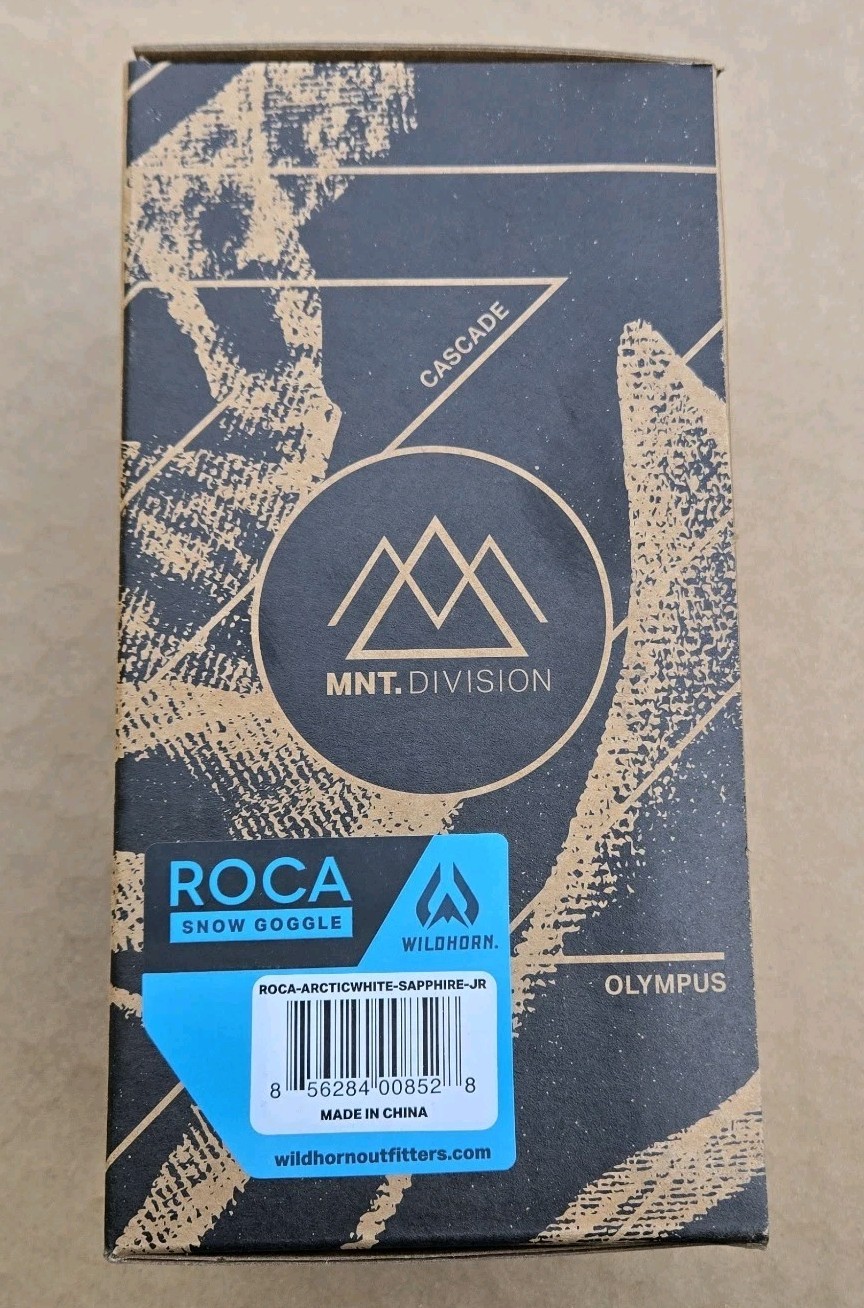 Wildhorn ROCA SNOW GOGGLE/SKI AND SNOWBOARD GOGGLES ROCA-ARTIC WHITE-SAPPHIRE-JR