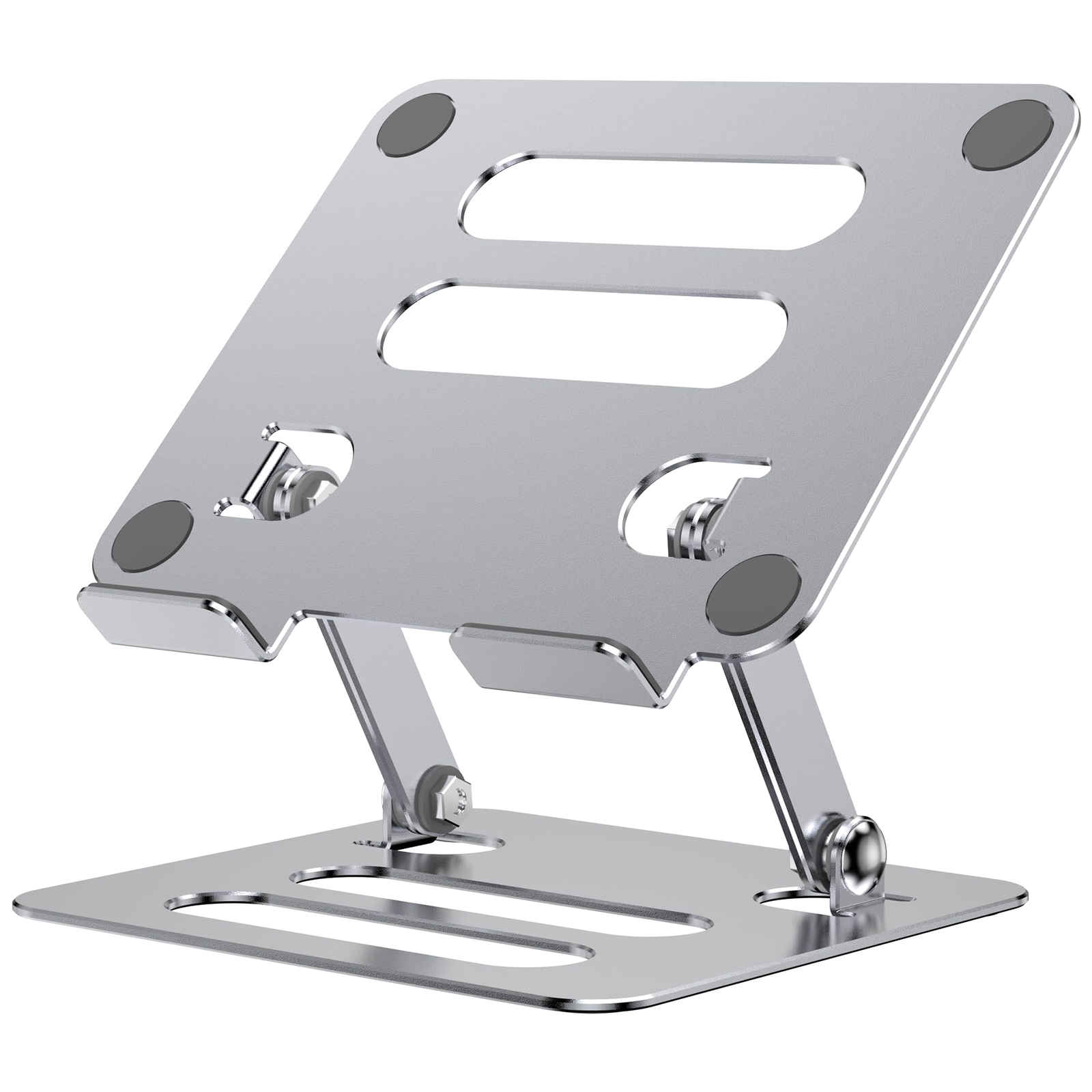 iAXBi Tablet Stand Holder for iPad for Desk Adjustable Foldable Aluminium Tra...