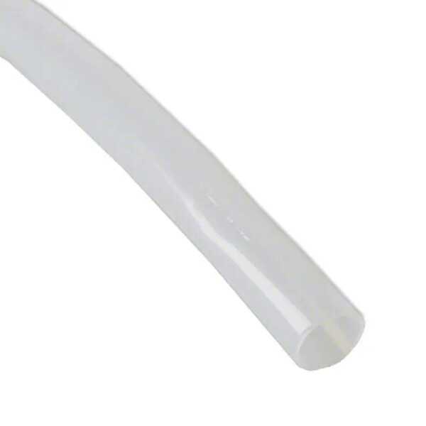 26 AWG Flexible PTFE Tubing, High Temperature Thin-Wall, Natural, 1 ft Length