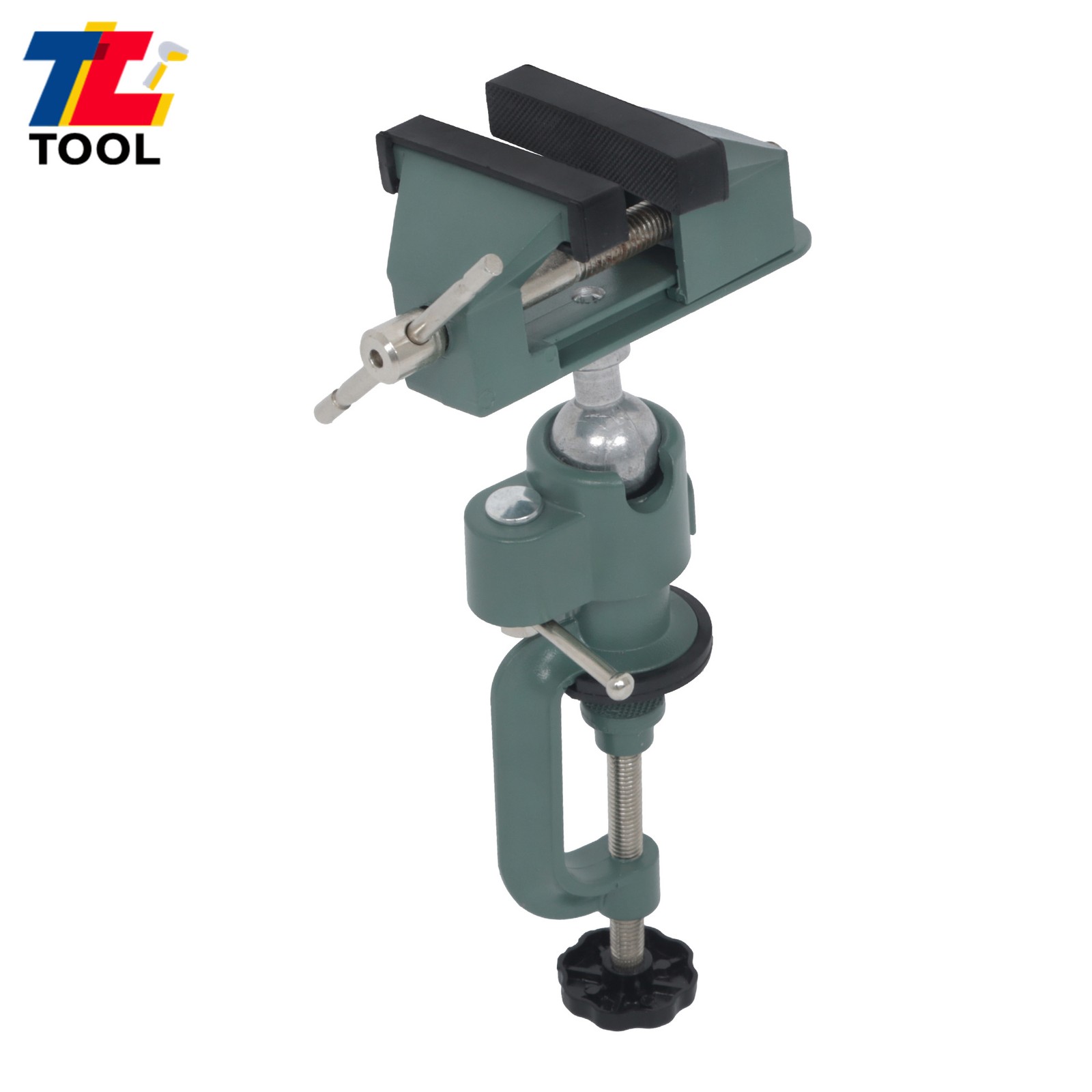 3" Table Bench Vise Work Bench Clamp 360° Swivel Rotating Hobby Crafts Universal