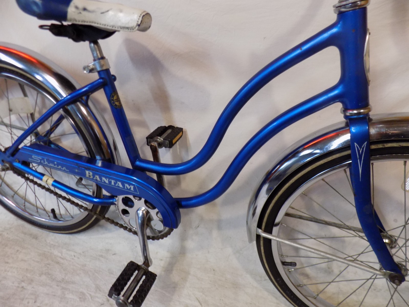 1977 SCHWINN BANTAM 20" STINGRAY MUSCLE BIKE S7 BLUE HOLLYWOOD SUPERIOR TIRES S7