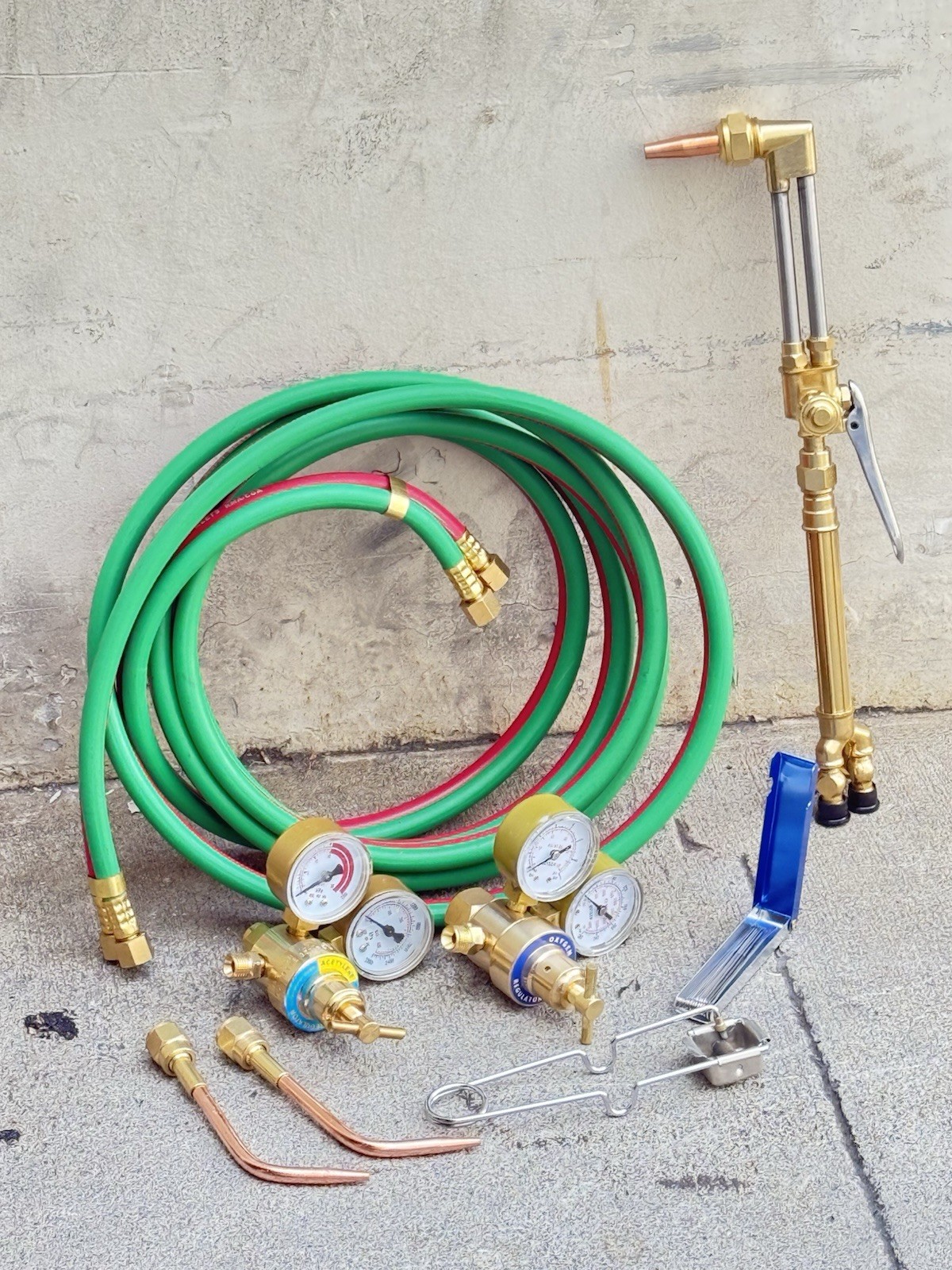 HVAC Pro Oxygen & Acetylen Victor Type Welding & Torch Cutting Brazing Tool Set