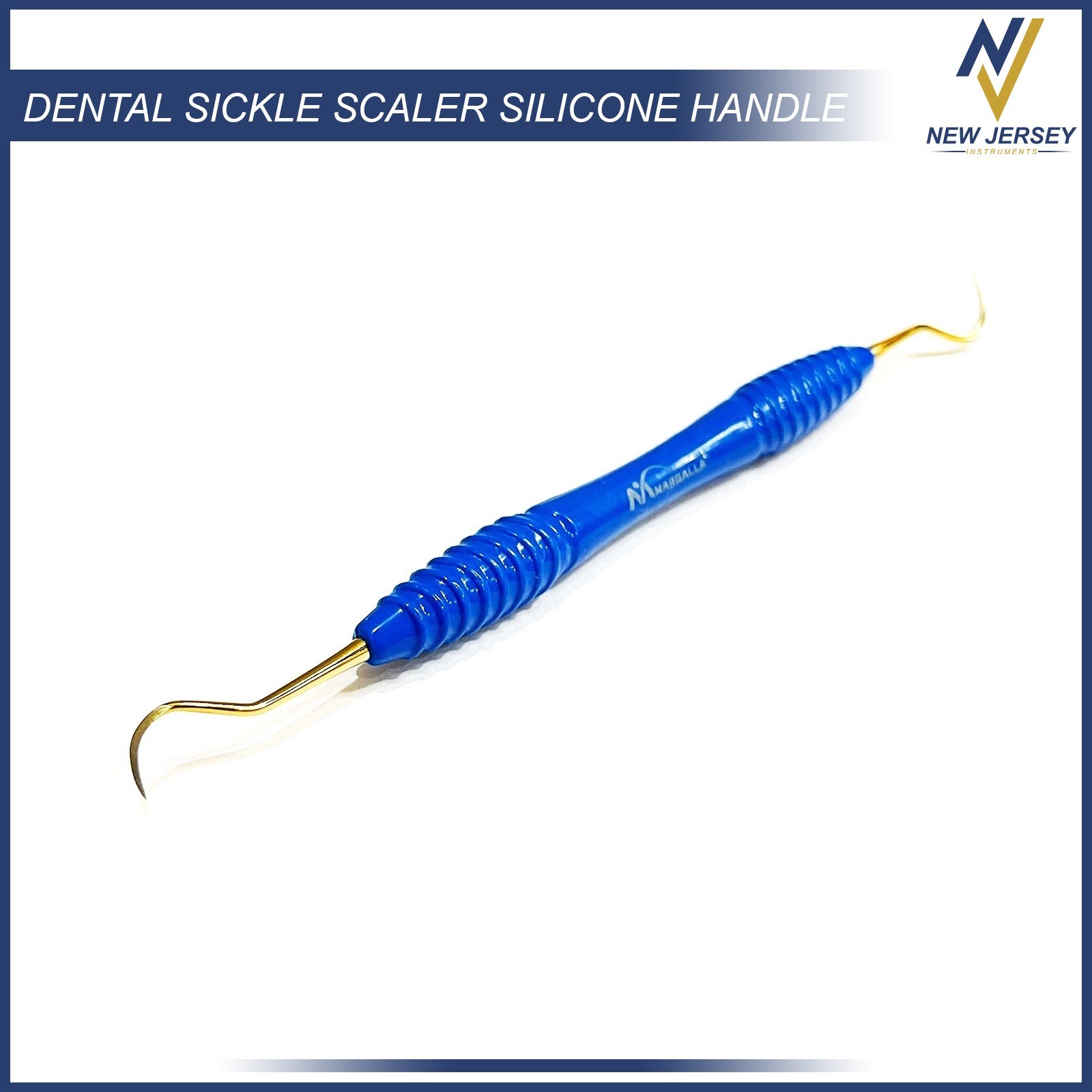 Sickle Scaler Silicone Dental Hand Instruments Pro Periodontal Hygiene Pick Tool