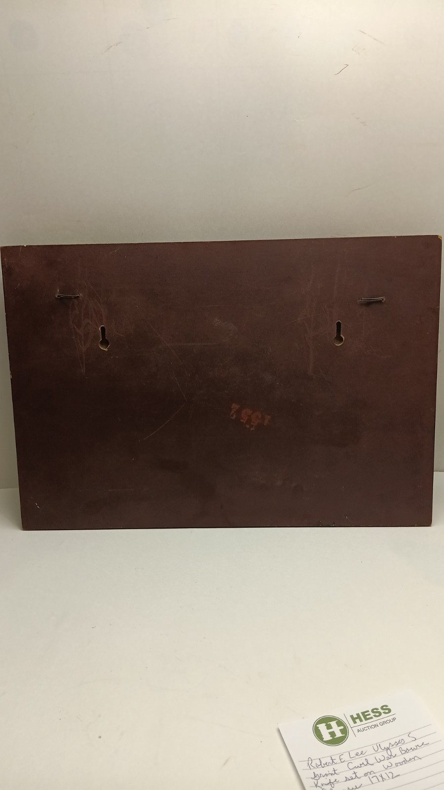 Bowie Knives Robert E Lee And Ulysses S Grant Civil War Wooden Plaque 17" x 12 "