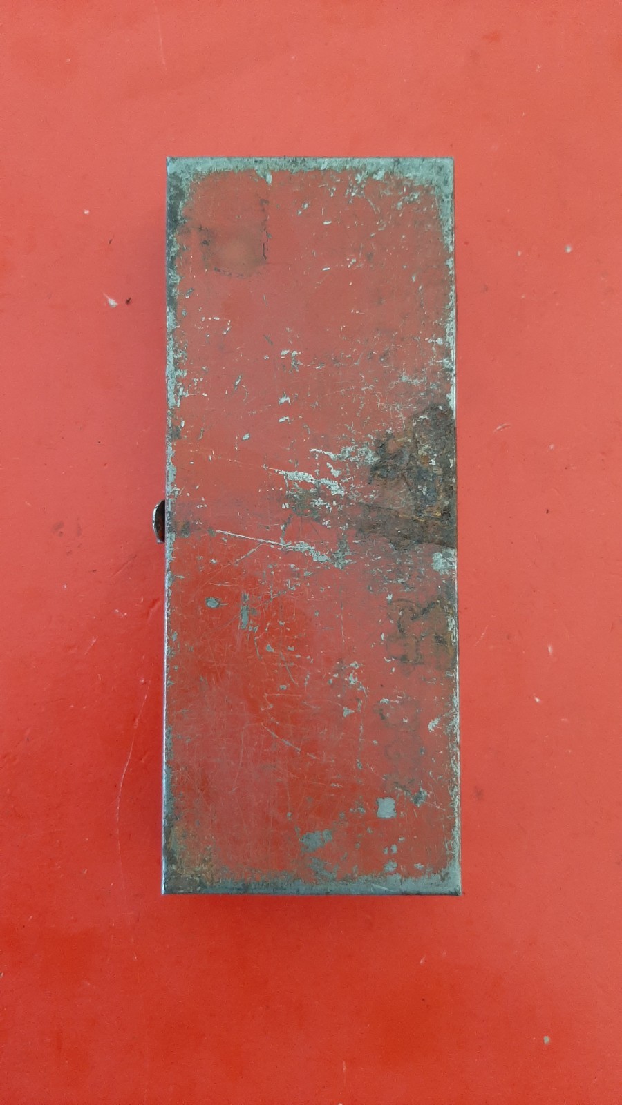 Vintage Snap-On Tools USA Socket Wrench Box Metal 6”x 2.5” Steel Case Only