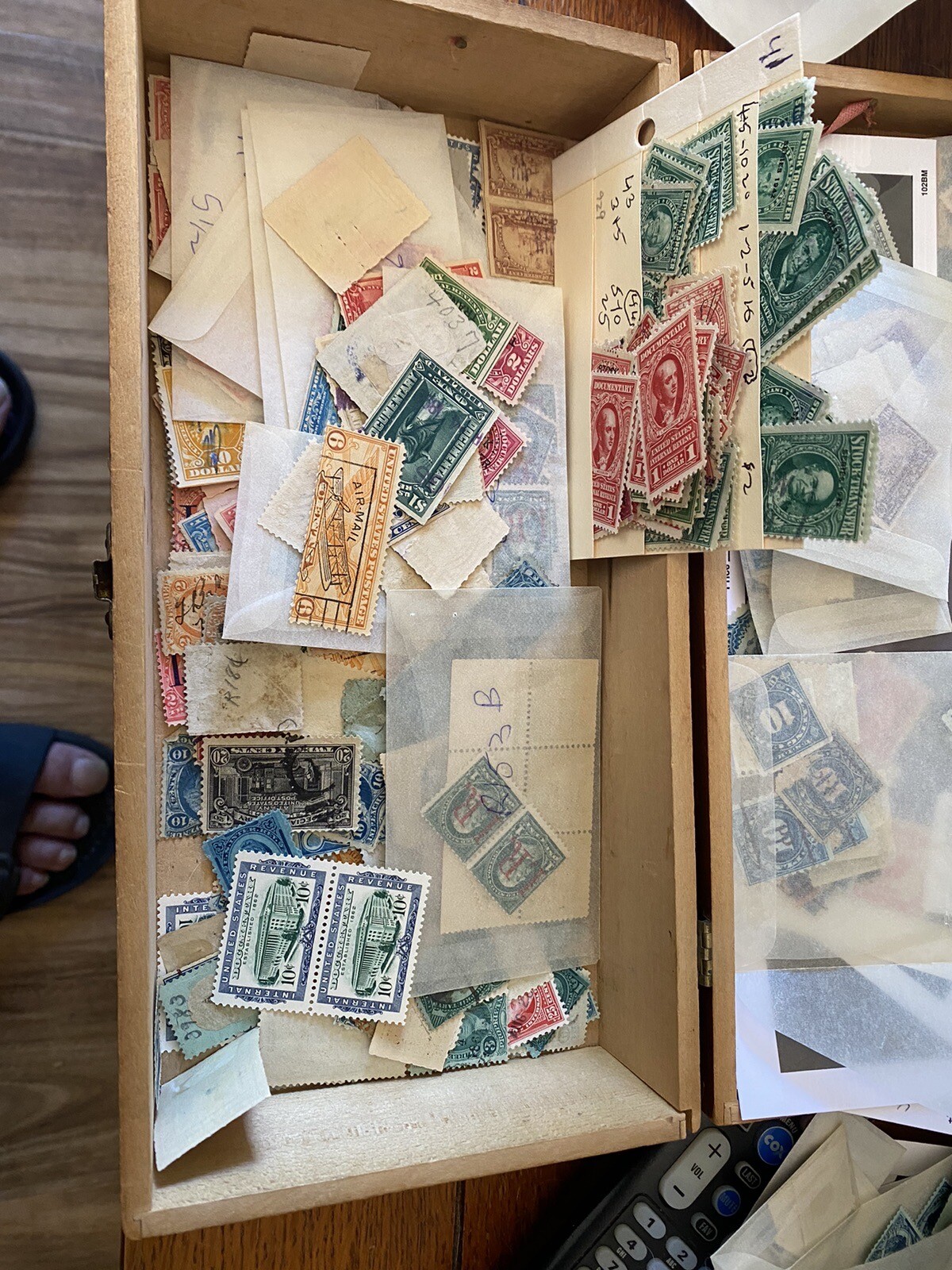 Us Stamp Collection 25 Revenue And Back Of Book For $10
