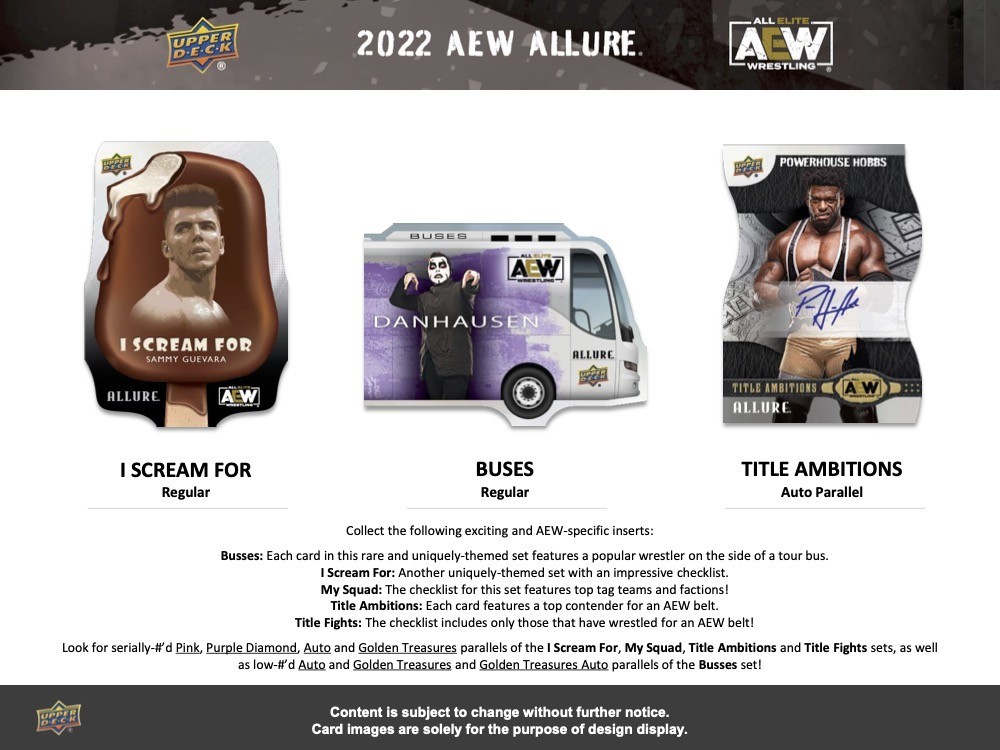 2022 Upper Deck AEW Wrestling Allure Hobby Box