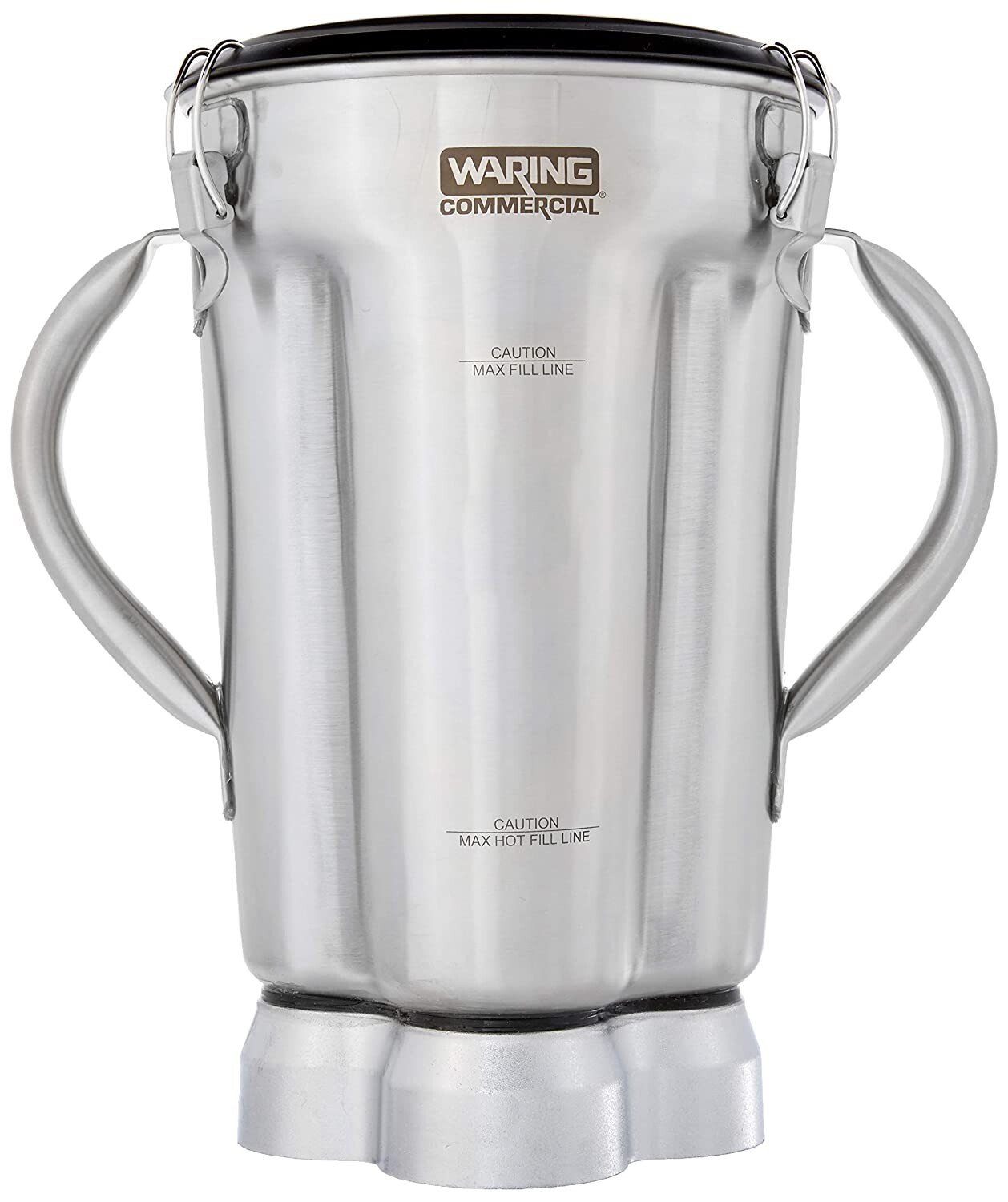 Waring CAC72 Stainless Steel 2-Handle Container w/ Blade and Lid 1gal Genuine