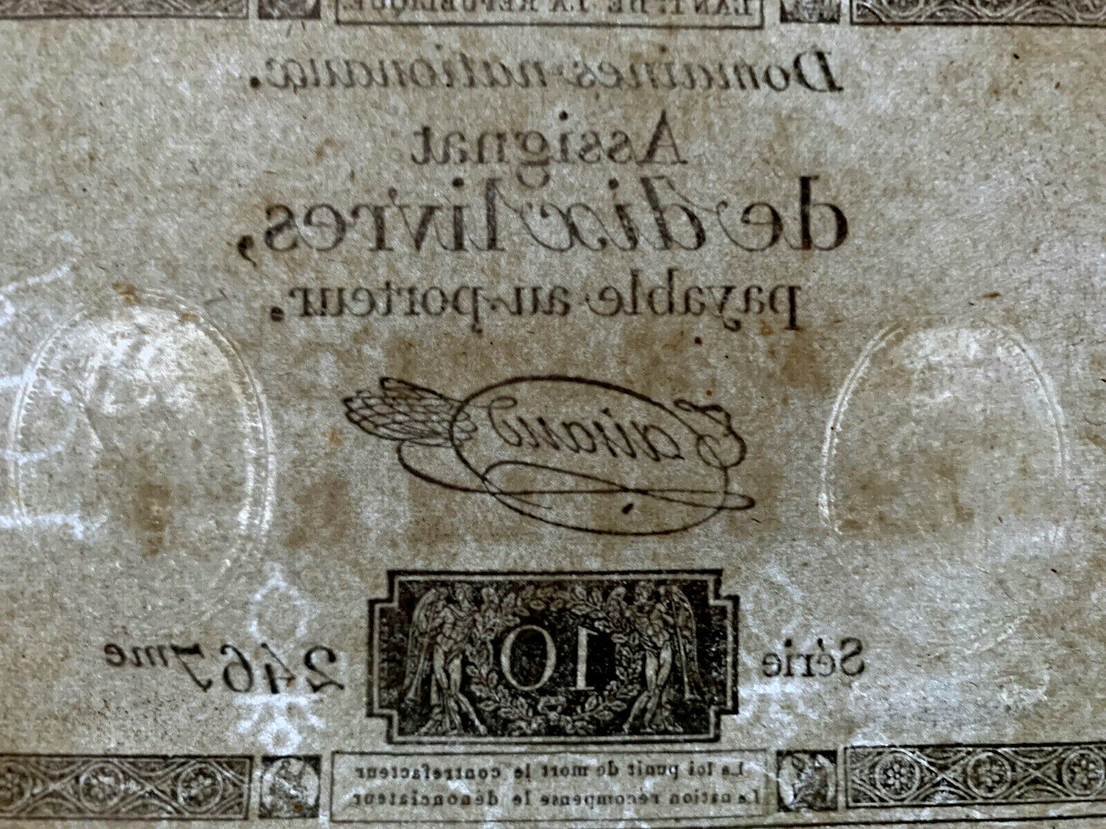 FRENCH REVOLUTION MONEY 1792