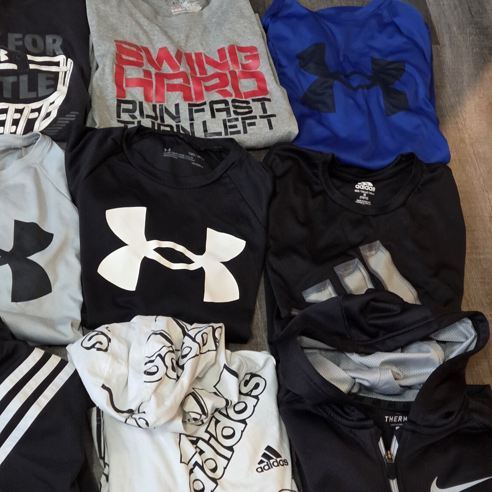Nike Under Armour Adidas Boys Medium Clothing Lot 25 Pieces
