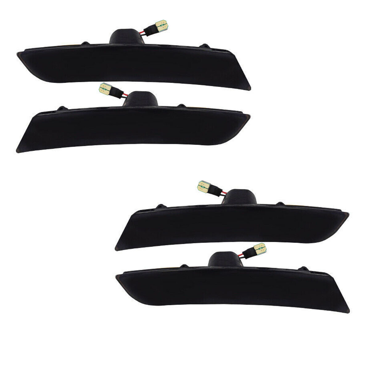 4X LED Side Marker Lights Front Rear Set for Chevy Camaro LS LT SS ZL1 2016-2022