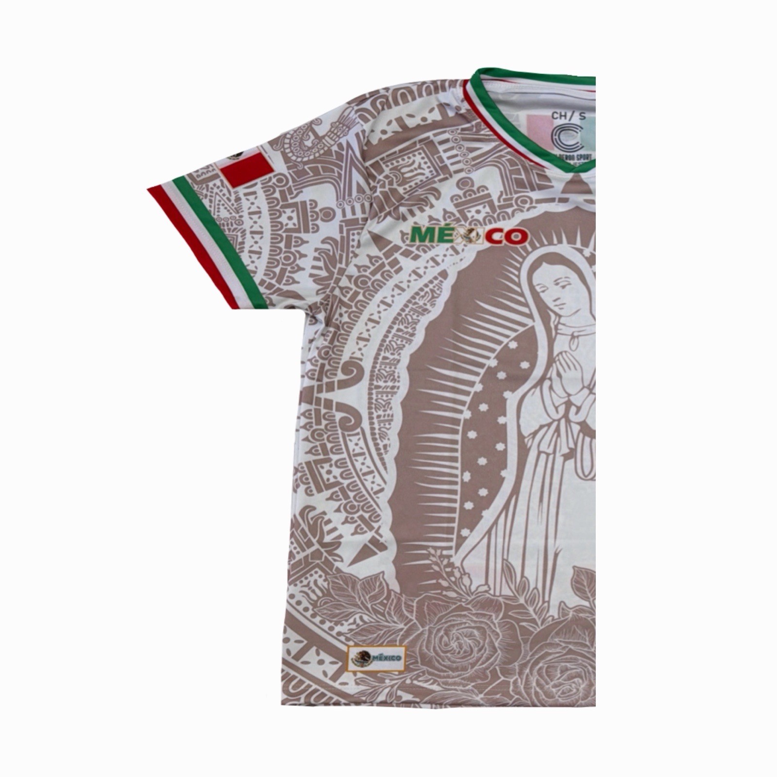 VIRGENCITA Mexico Jersey Unisex Brown Color