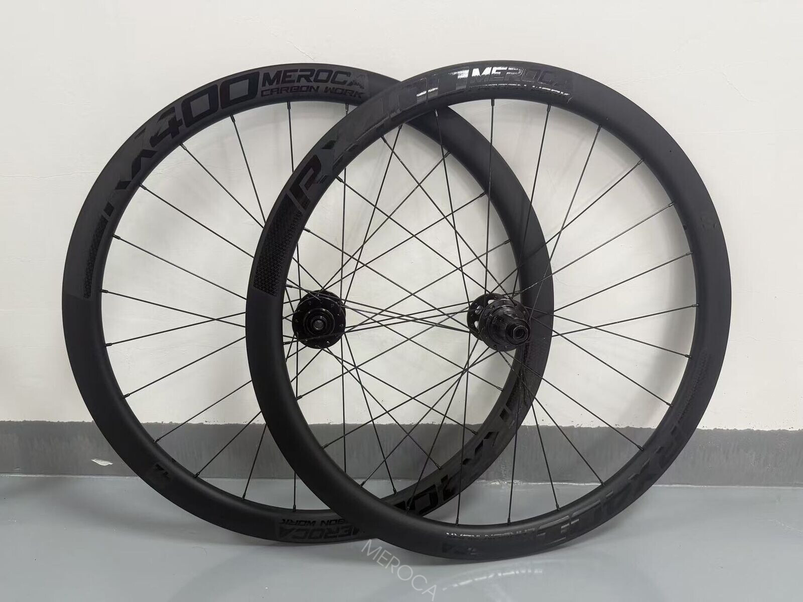 MEROCA 35/38/42mm Carbon Road Wheelset 700C Clincher Bicycle Wheels 6-Bolts Disc