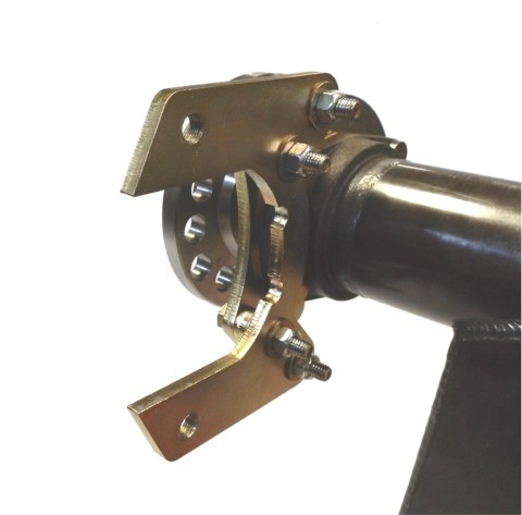 9" Ford Street Rod Bolt On Slotted/Dimpled Rear Disc Brake Kit with 5X5 BP