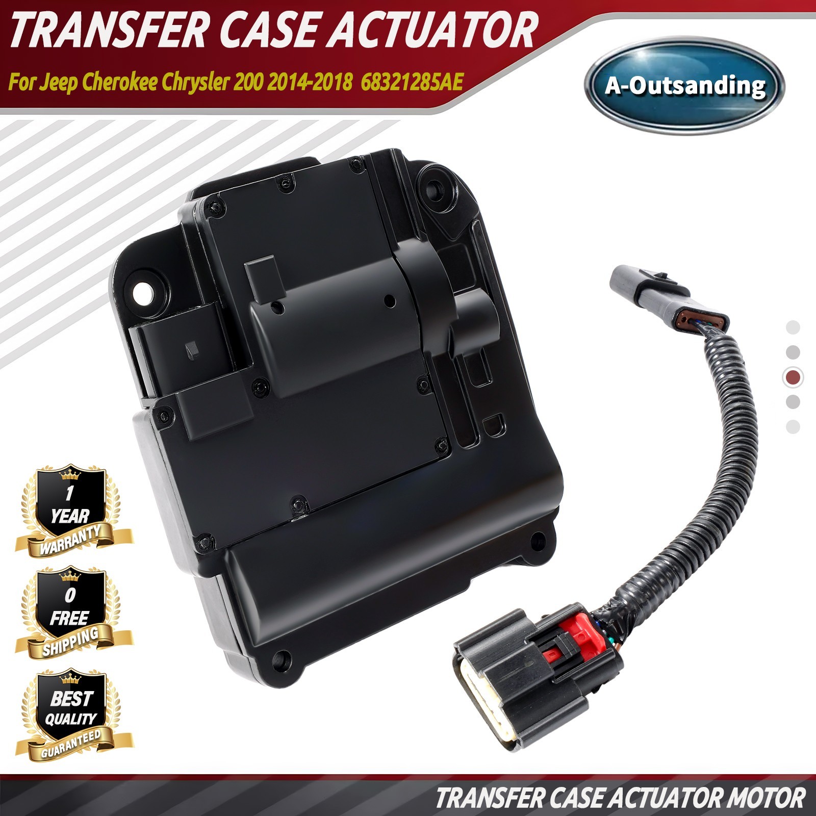 68321285AE Transfer Case Actuator For Jeep Cherokee Chrysler 200 2014-2018