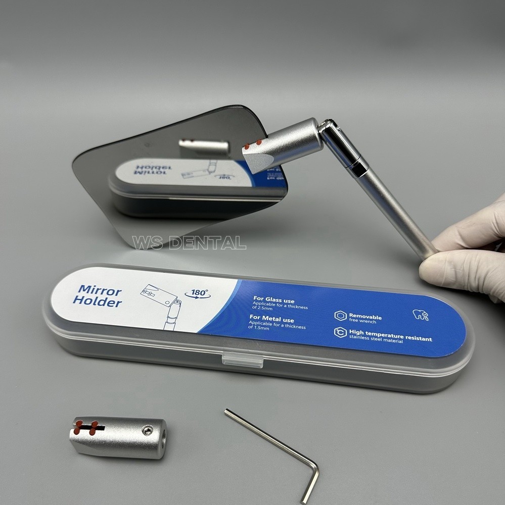 Dental Photography Mirror Holder 180° Adjustable Autoclavable Stainless Handle