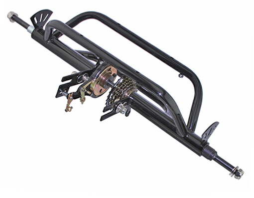 Trike Conversion Kit 7 Speed, Black Fits 20/26" , Hollow-Hub Wheel 15mm BEARINGS