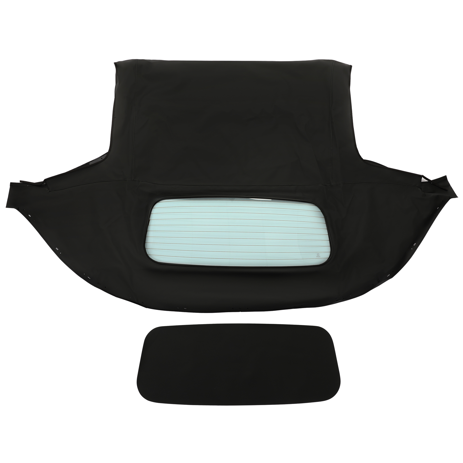 For Mazda Miata Convertible 1990-2005 Black Heated Glass Window & Soft Top