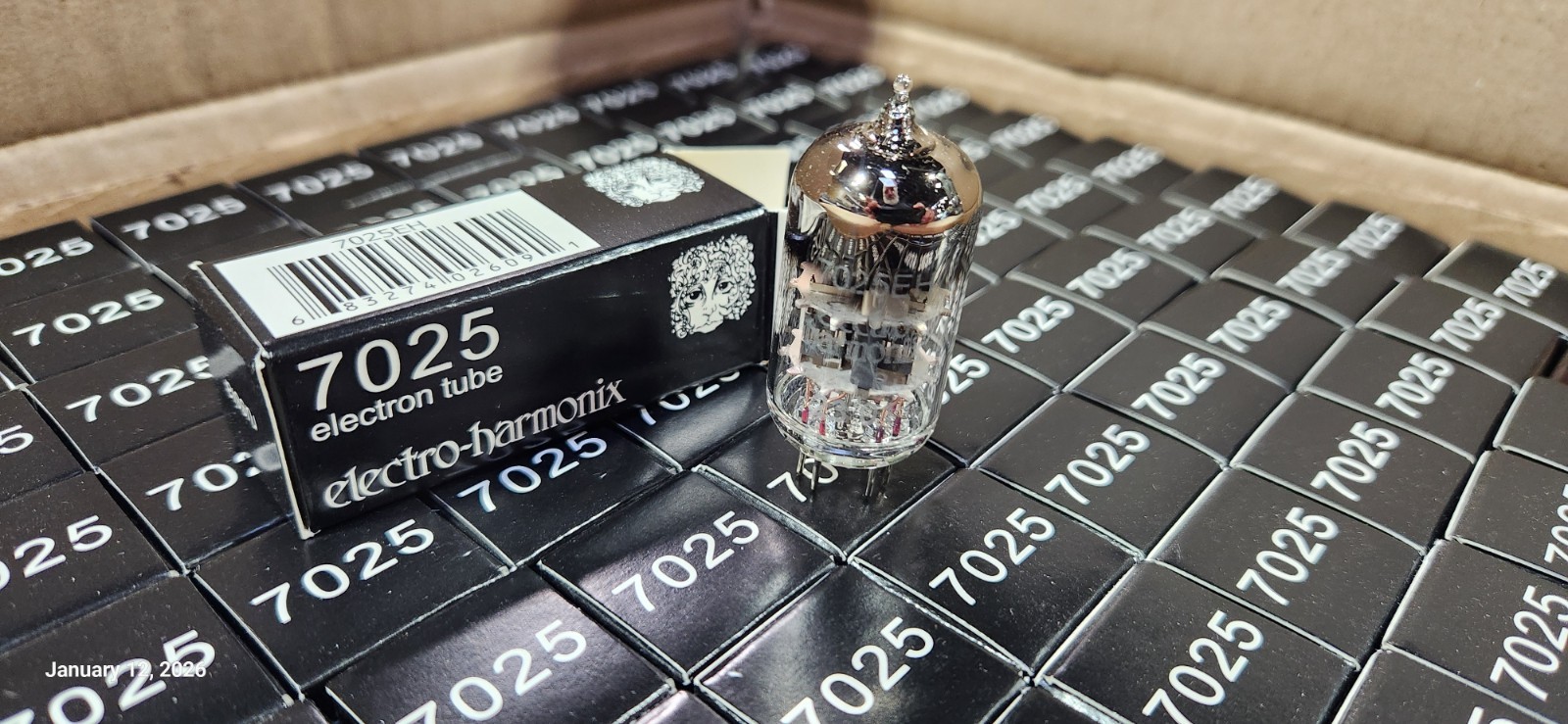 NEW 12AX7 / 7025 vacuum tubes, LOW NOISE, Electro Harmonix