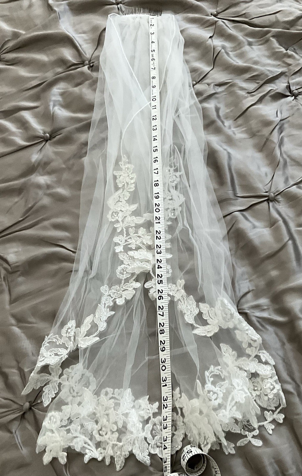 Vintage Tulle/Lace Bridal Wedding Veil