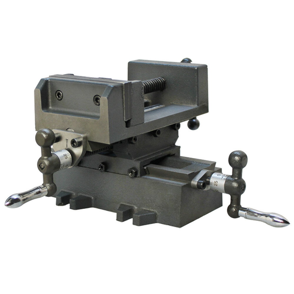 3" X-Y Compound Cross Over Slide Sliding Drill Press Vise Milling Drilling 2 WAY