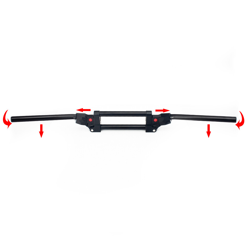 7/8" 22mm Adjustable Anti Vibration Handlebars For Yamaha Banshee YFZ350 YFZ450R