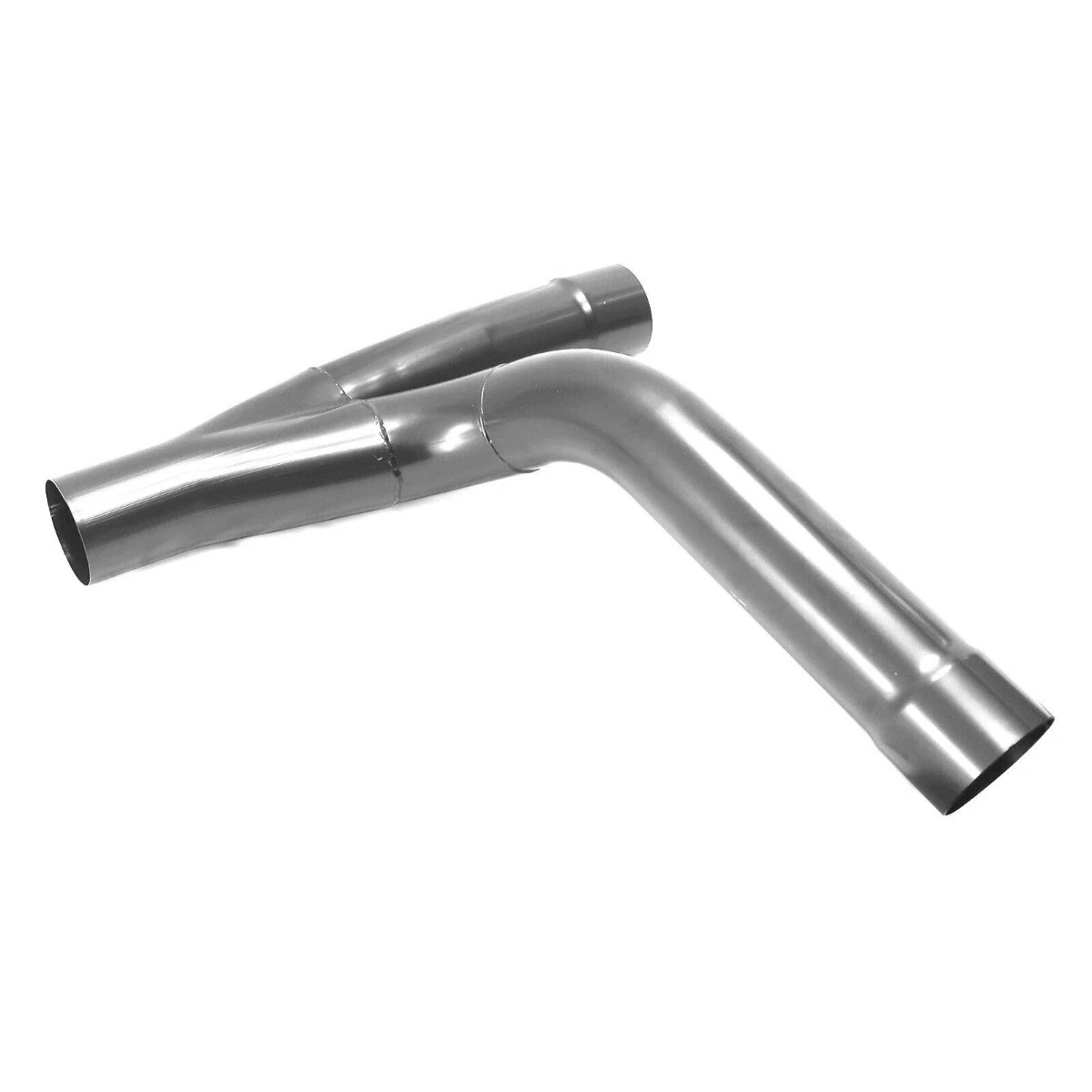 SS Polished Long Tube Exhaust Header+Y Pipe Fit 99-06 Chevy GMC GMT800 4.8 5.3