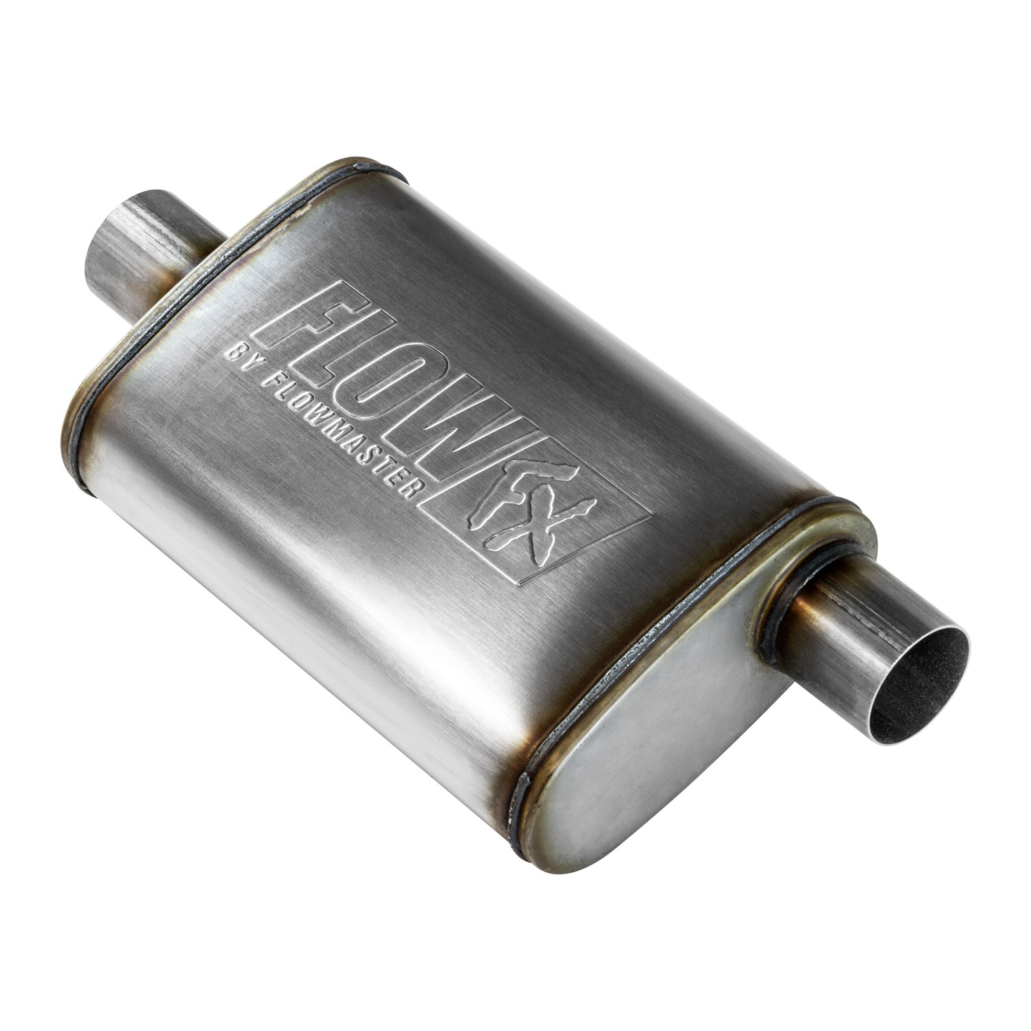 Flowmaster 71226 FlowFX Muffler 2.5" Offset In Center Out - Moderate Sound