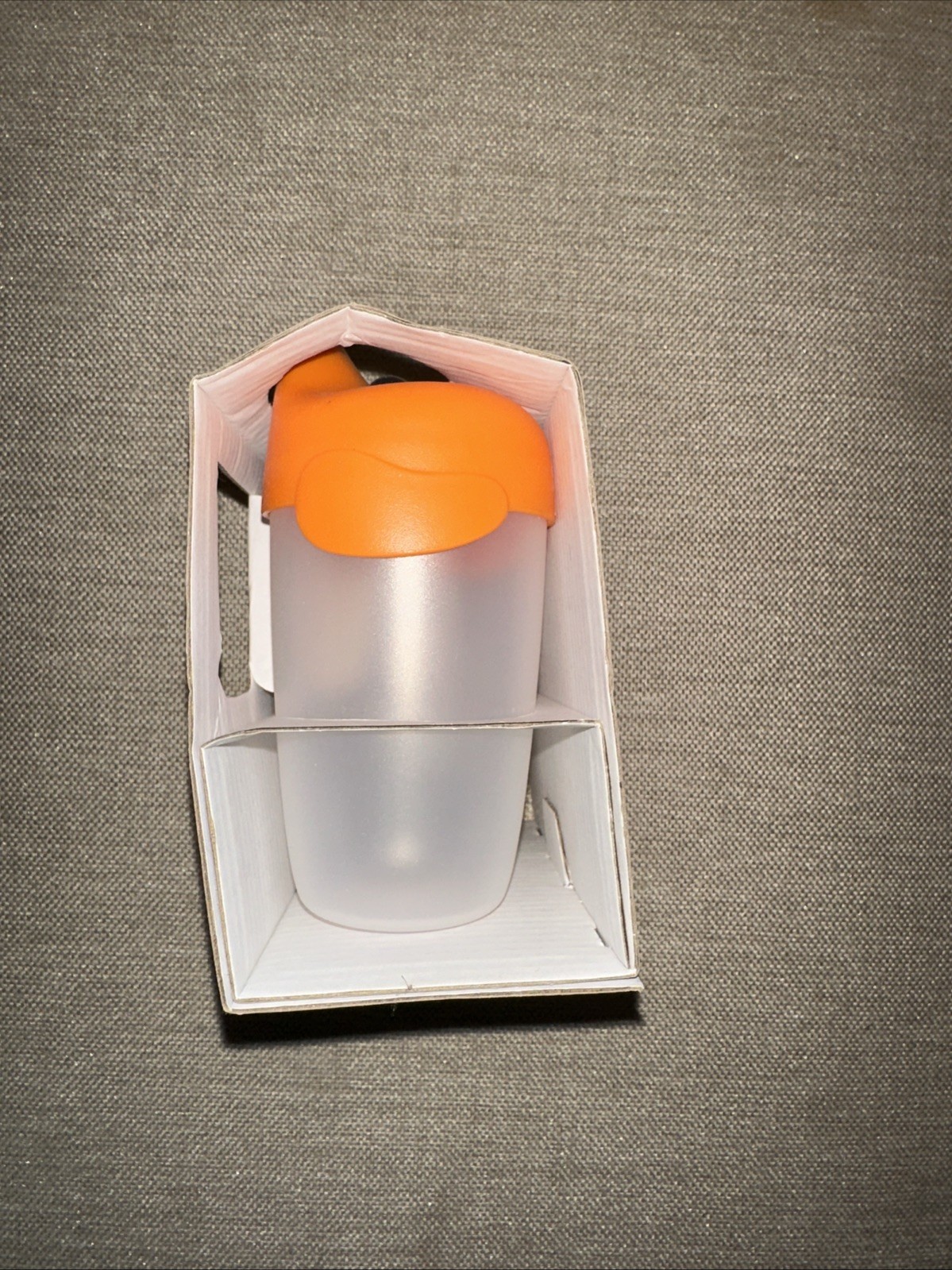 IKEA Rare Smaska Dog Blue & Orange Juice Box Cups With Lids Kids Toddler