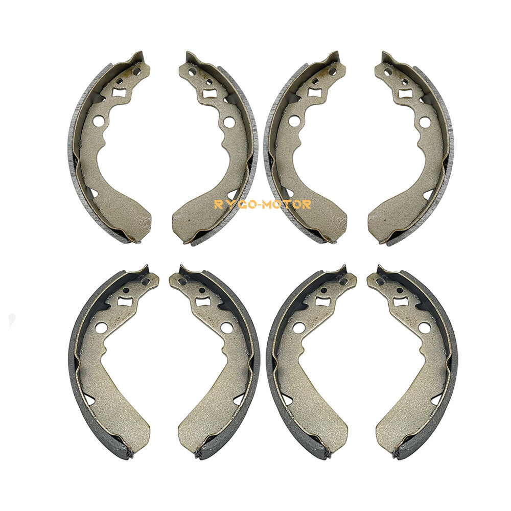 Front & Rear Brake Wheel Cylinders w/Shoes for Kawasaki KAF300 Mule 500 520 550