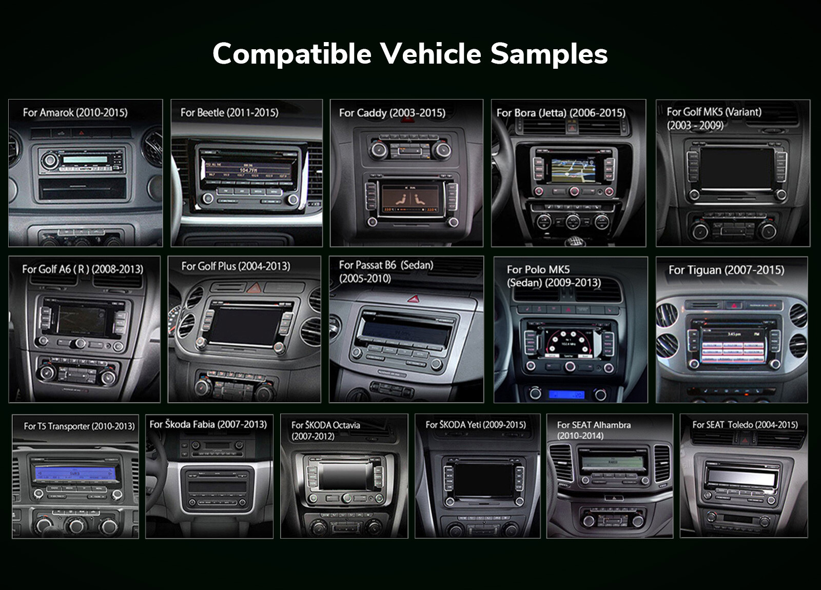 Android 13 Car Stereo Radio GPS Nav Apple CarPlay For VW Volkswagen Jetta Passat