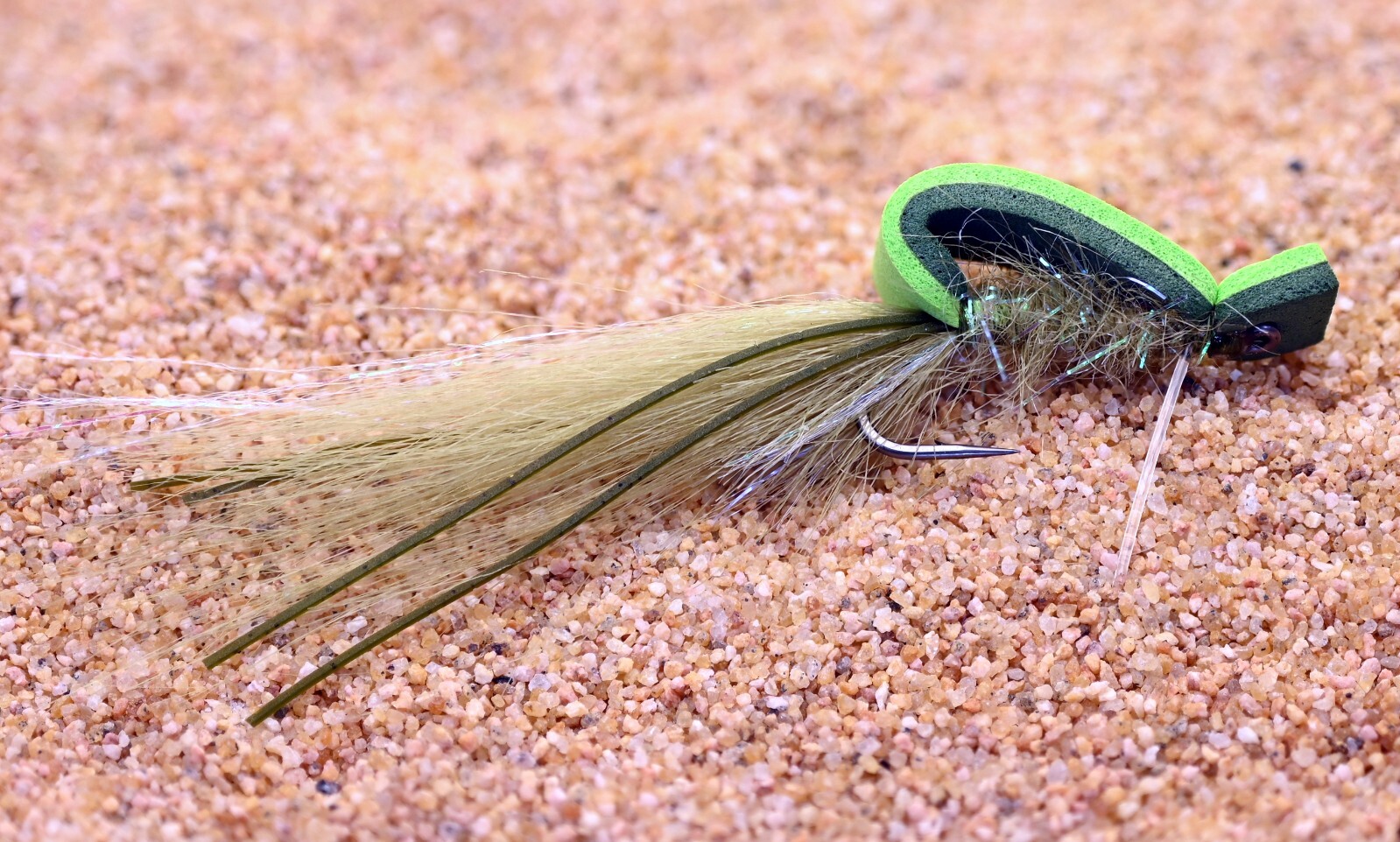 Gurgler Top Water Fly - Floating Shrimp Pattern - Choose Color - Mustad Hook #2