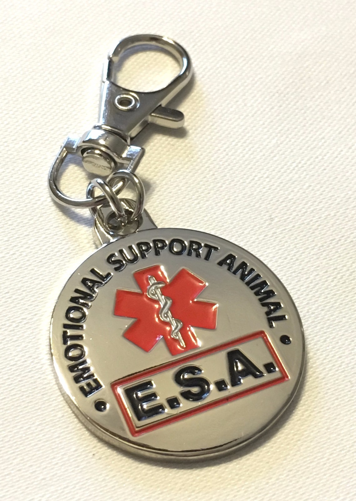 Service Dog Emotional Support Animal ESA Collar Tag Two Sided ALL ACCESS CANINE™