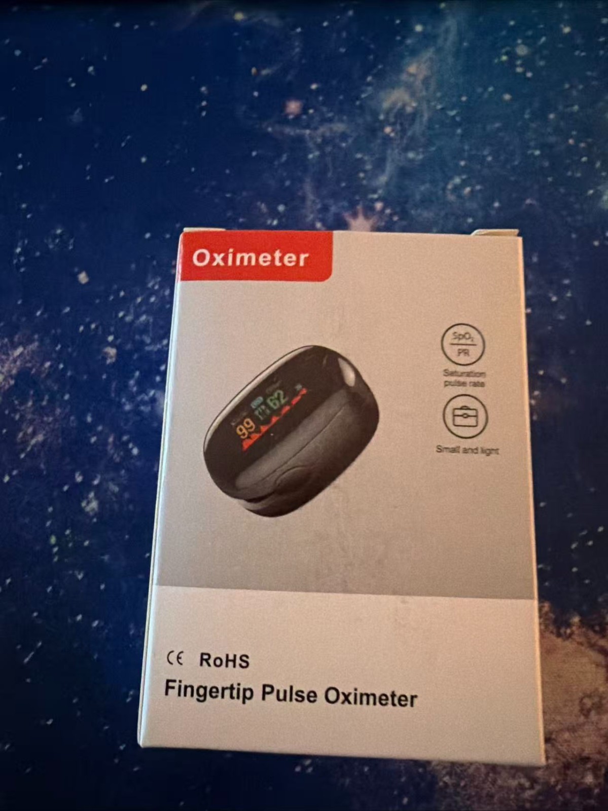 2 PCS Fingertip Pulse Oximeter Per package Bloodoxygen Measurement High Accuracy